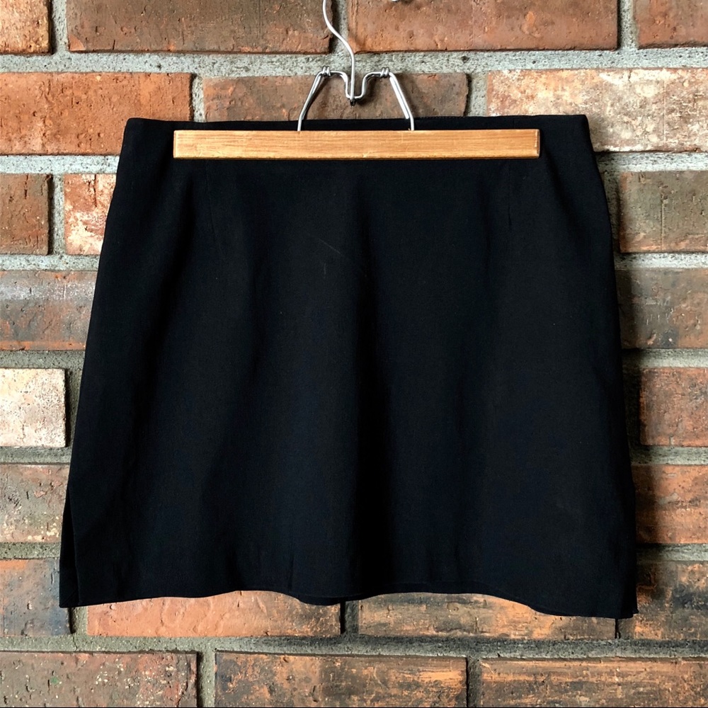 Zara Black Basic Miniskirt